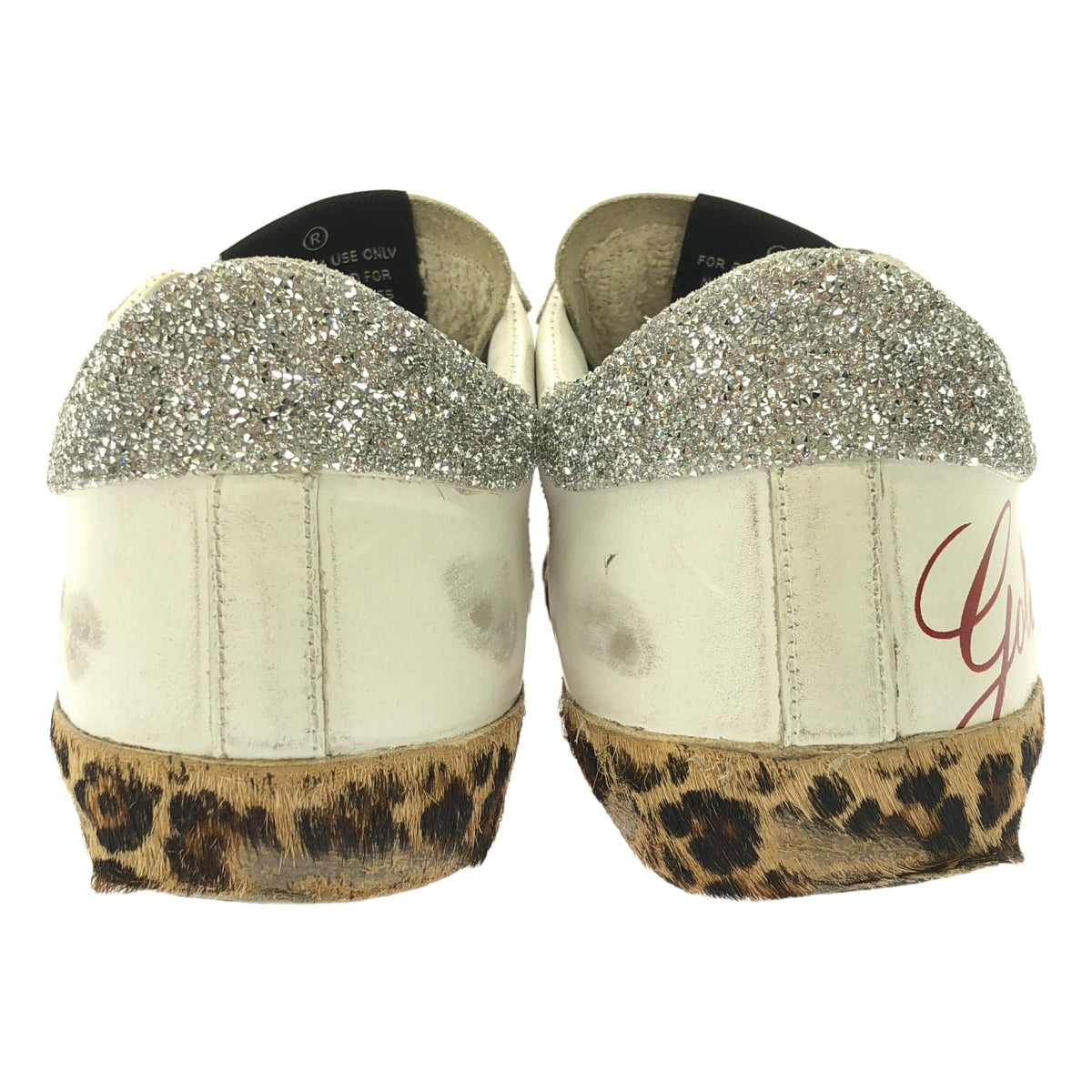 MUSE de Deuxieme Classe | 2021SS | GOLDEN GOOSE | SUPER-STAR 豹紋高跟鞋 | 35 | 白色 | 女款