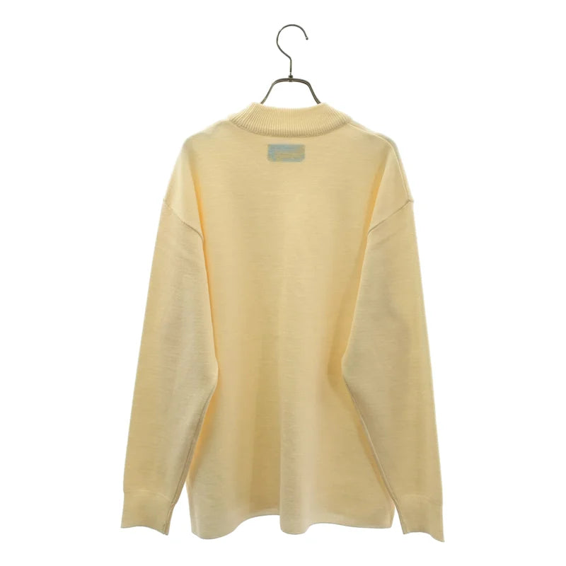 UNITED TOKYO / ユナイテッドトウキョウ | ウール スリット ニット セーター | 3 | メンズ