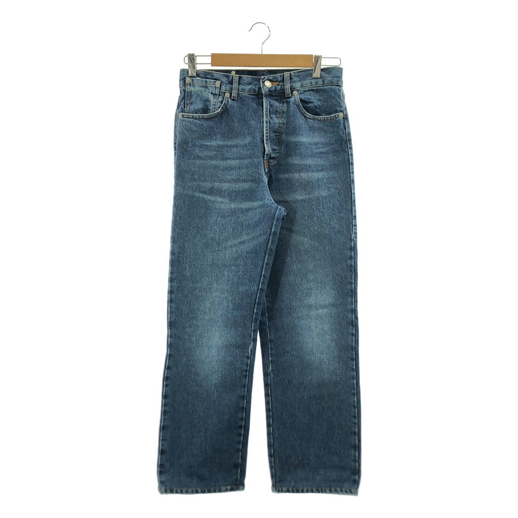 DRIES VAN NOTEN / ドリスヴァンノッテン | レザーパッチ デニム パンツ | 26 | レディース