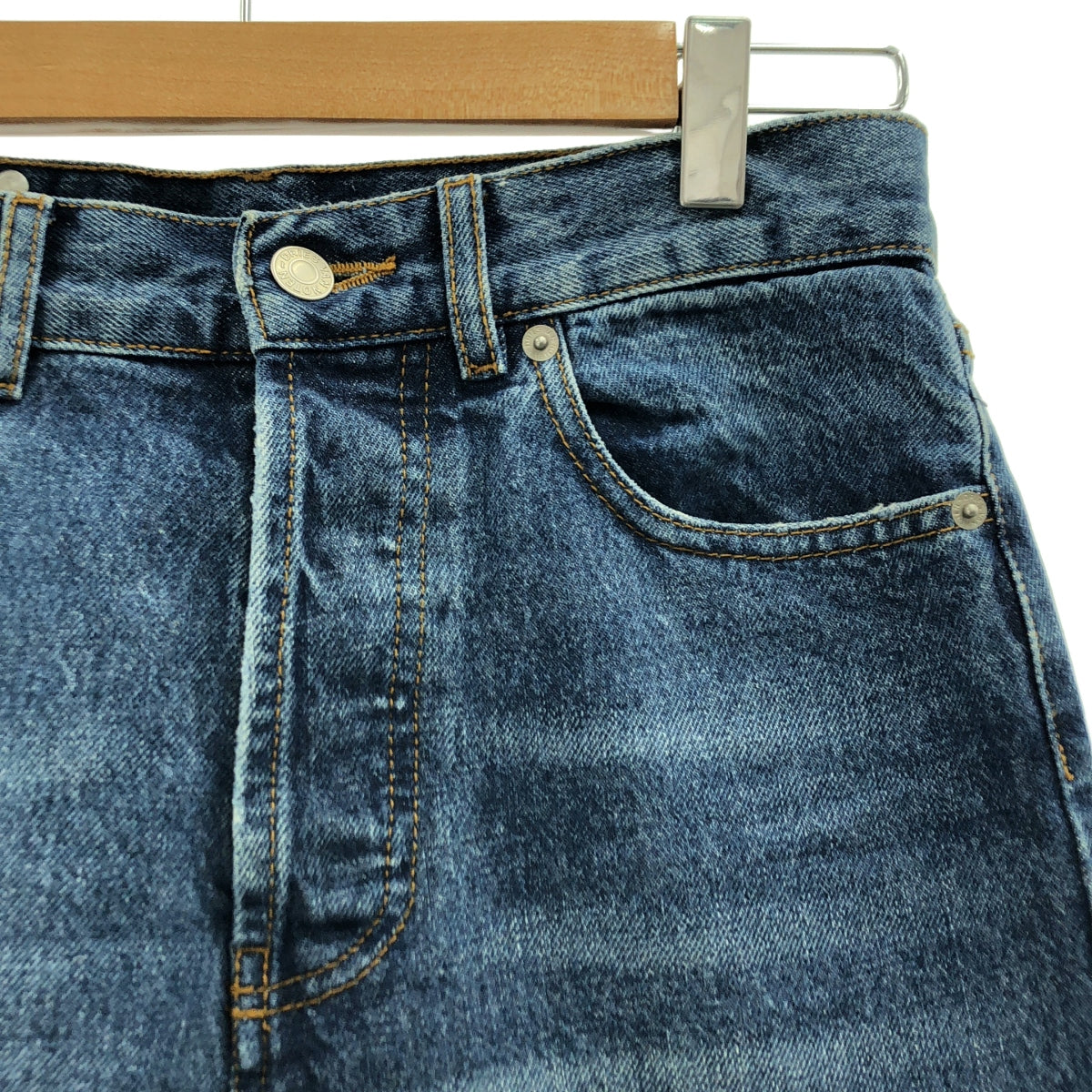 DRIES VAN NOTEN / 드리스 반 노튼 | 가죽 패치 데님 바지 | 26 | 여성