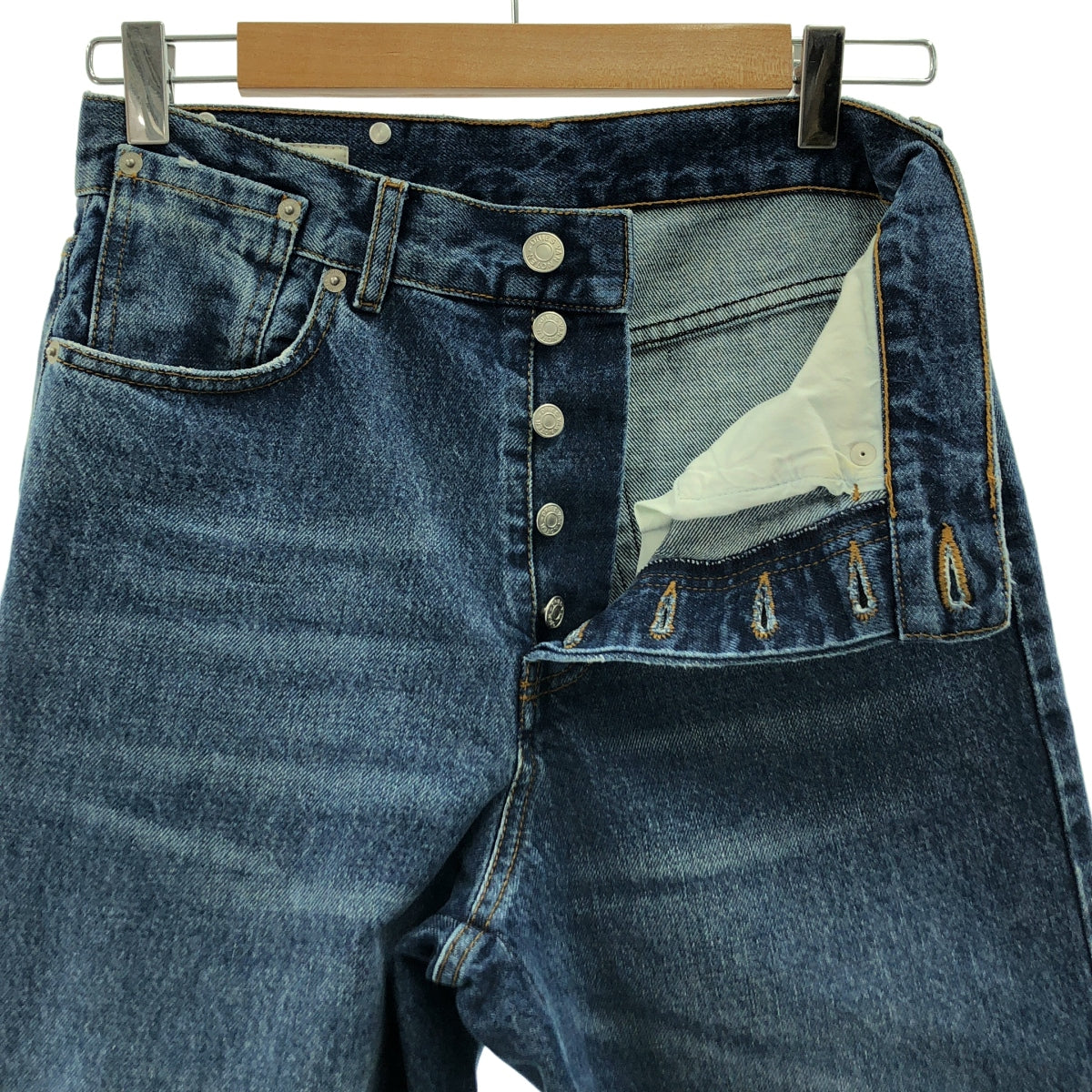 DRIES VAN NOTEN / 드리스 반 노튼 | 가죽 패치 데님 바지 | 26 | 여성