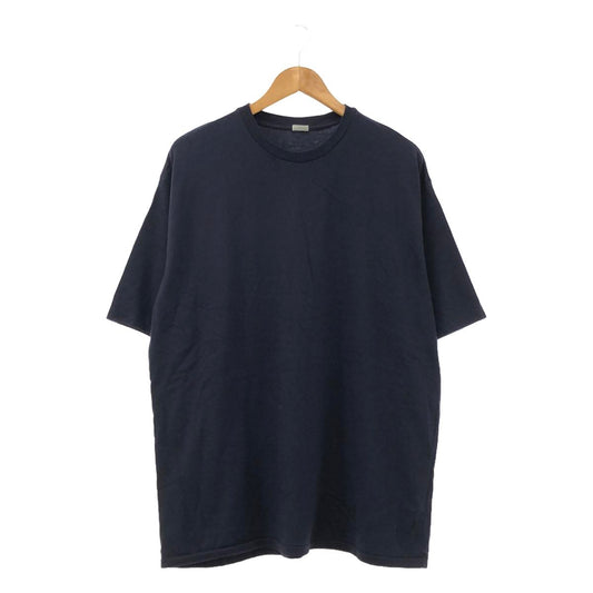 A.PRESSE / アプレッセ | 2024SS | Cashmere Blend S/S T-shirt / カシミヤ ブレンド Tシャツ カットソー | 3 | ネイビー | メンズ