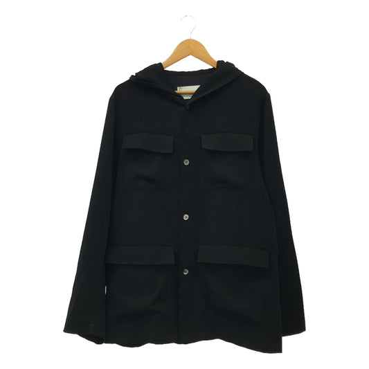 [New] prasthana / Prasthana | Hooded BDU shirt | M | Black | Men's