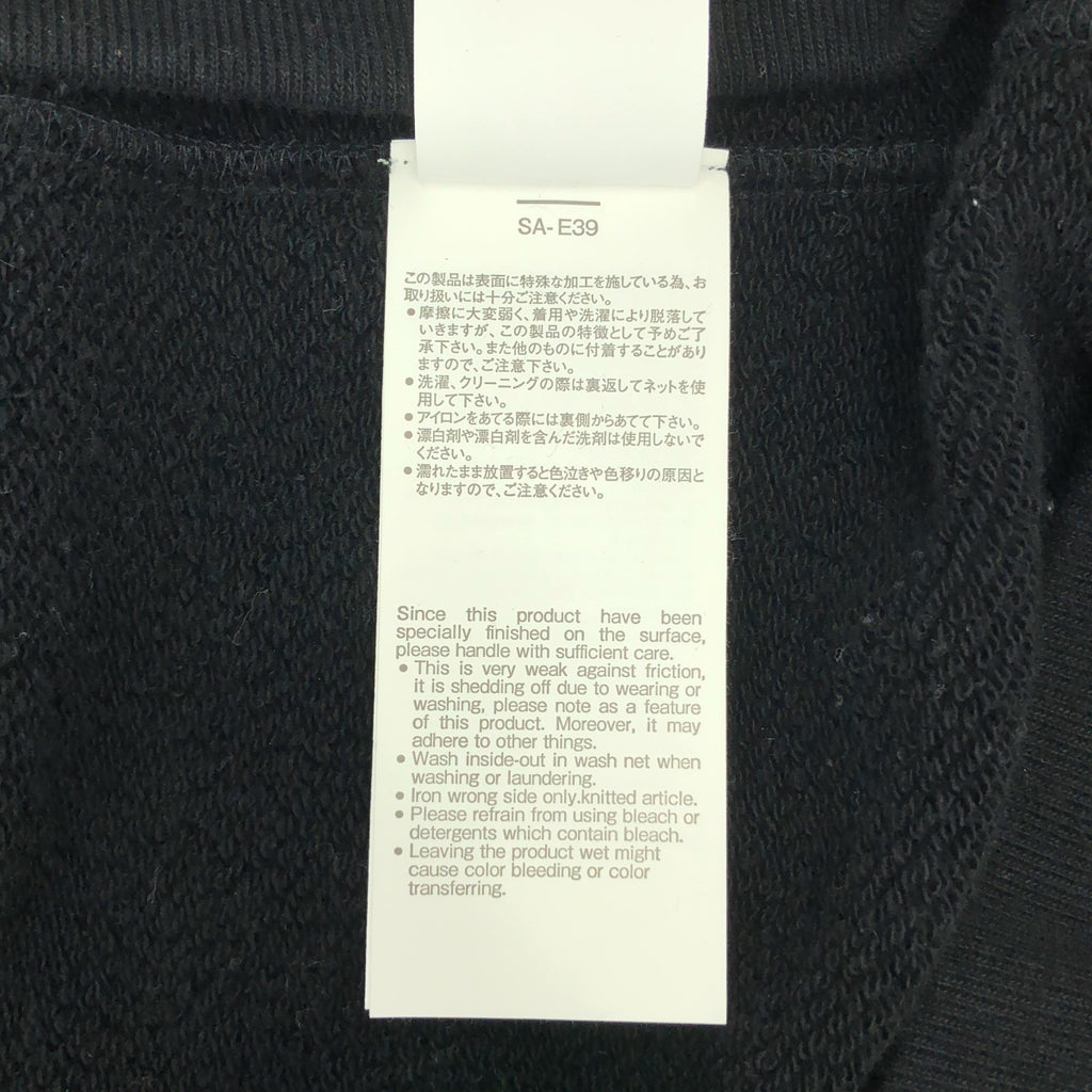 sacai / サカイ | 2025SS | WTAPS Flock Print Hoodie ダブルタップス フロッキープリント パーカー | 2 | ブラック | メンズ
