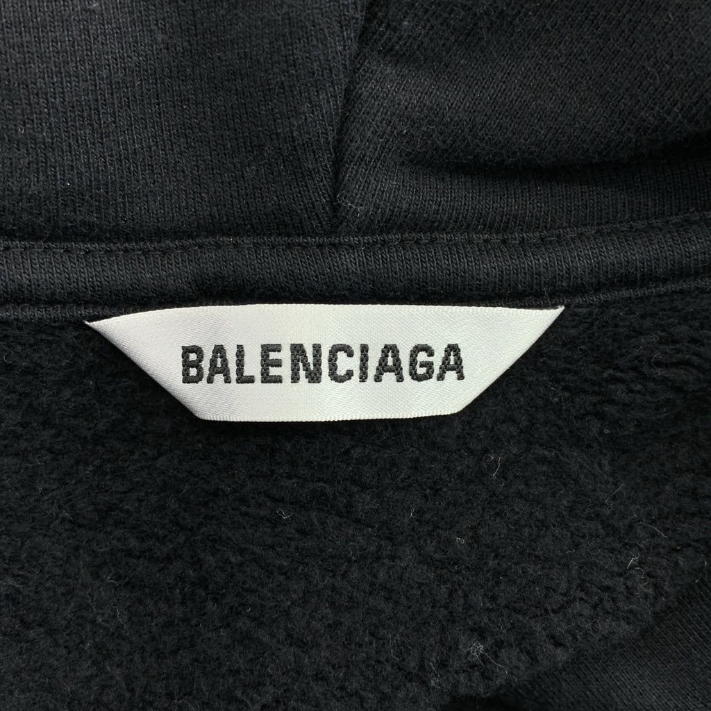 BALENCIAGA / バレンシアガ | コットン サイドジップ フーデッド トレーナー | XL |