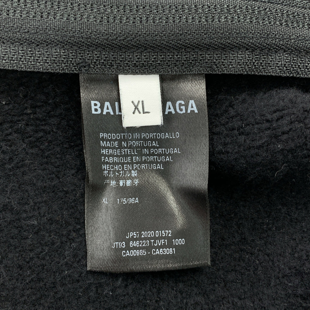 BALENCIAGA / バレンシアガ | コットン サイドジップ フーデッド トレーナー | XL |