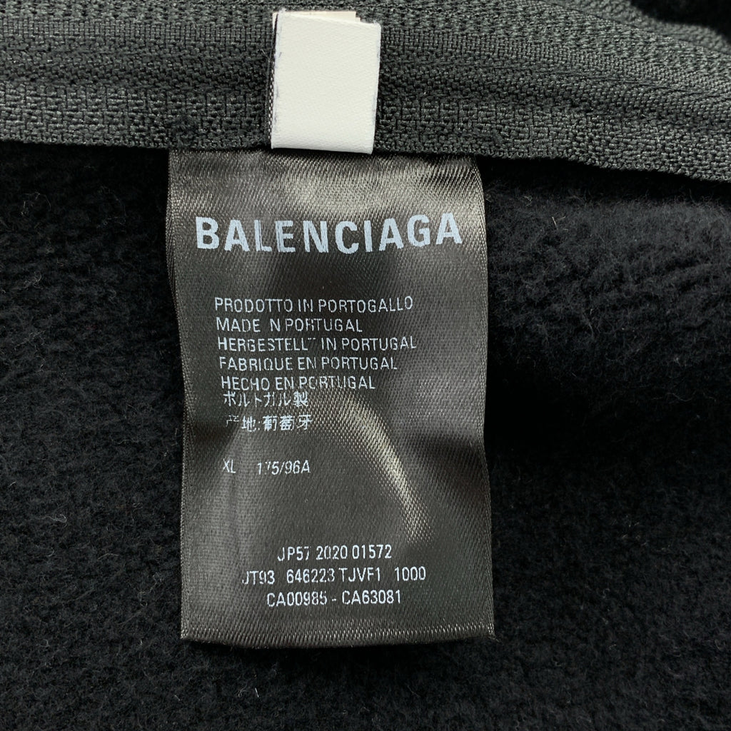 BALENCIAGA / バレンシアガ | コットン サイドジップ フーデッド トレーナー | XL |