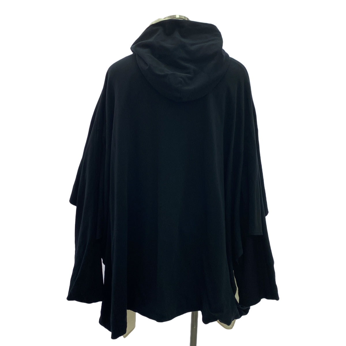 Ground Y / グラウンドワイ | 2017AW | ジップアップ レイヤード マントコート | 3 | ブラック/ホワイト | メンズ