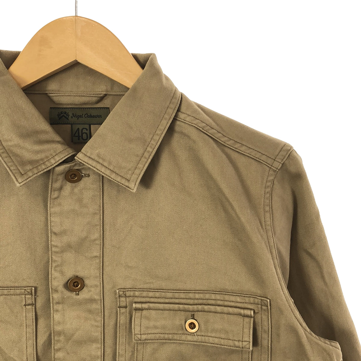 NIGEL CABOURN / ナイジェルケーボン | UTILITY SHIRT MIX コットン ユーティリティシャツ ミックス | 4 – KLD