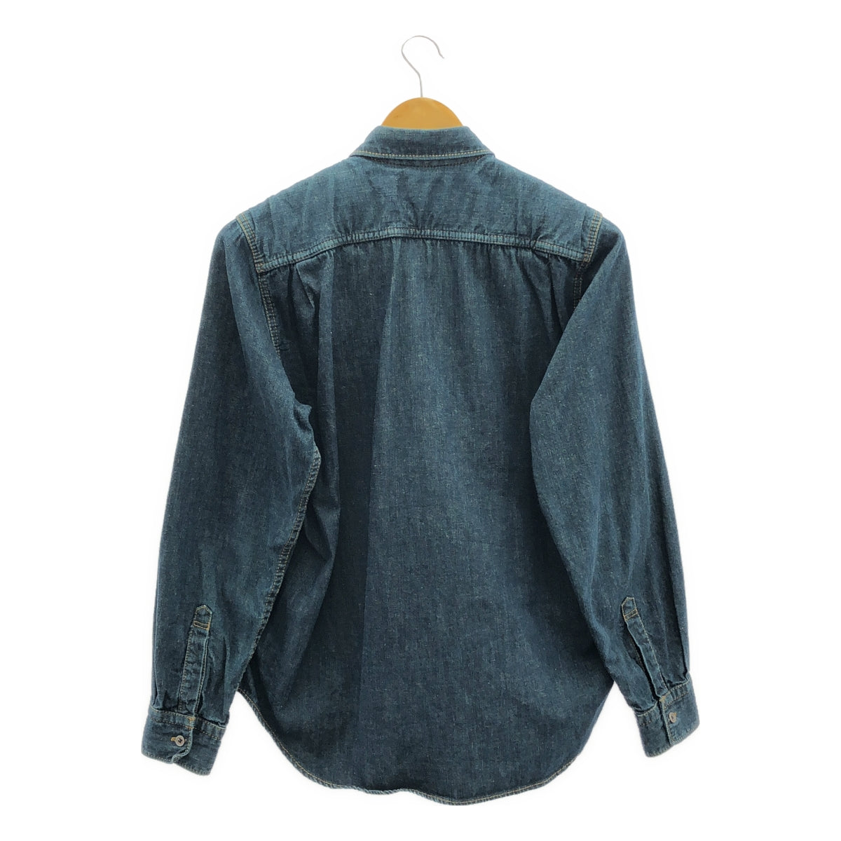 COMME des GARCONS 男士 | 2006秋冬 |常規領牛仔襯衫/格紋襯裡| S |靛藍|男士