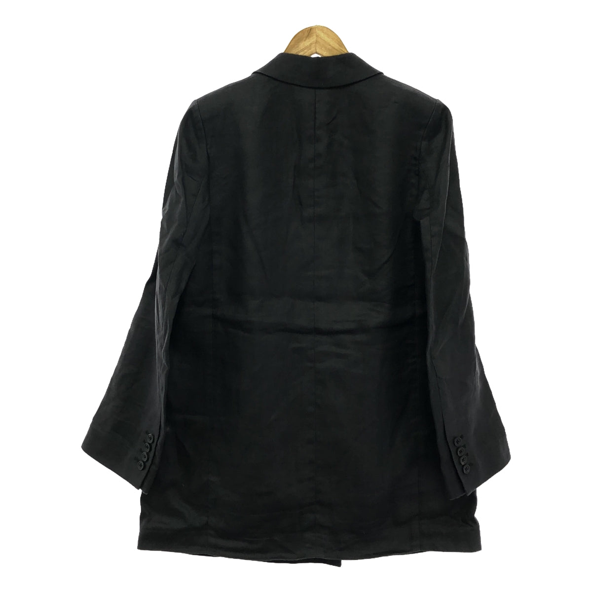 Deuxieme Classe | 2022SS | Linen relax JK double jacket | Black | Women's