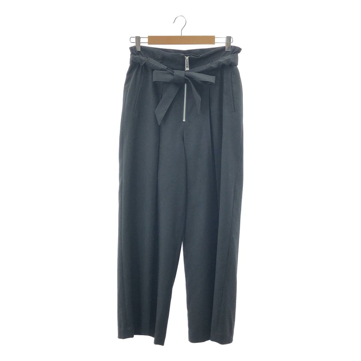 UN3D / アンスリード | ドローストリング ワイド イージー パンツ | 38 | ブラック | レディース