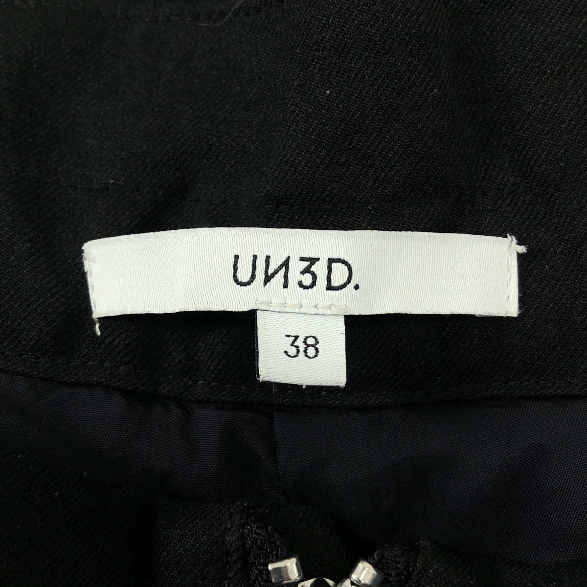 UN3D / アンスリード | ドローストリング ワイド イージー パンツ | 38 | ブラック | レディース