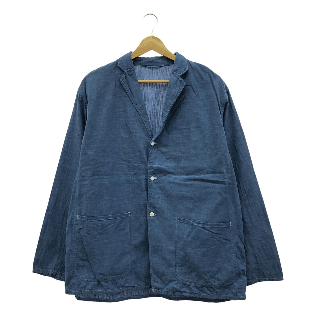 COMOLI / コモリ | ベタシャン シャツ ジャケット | 2 | ブルー | メンズ