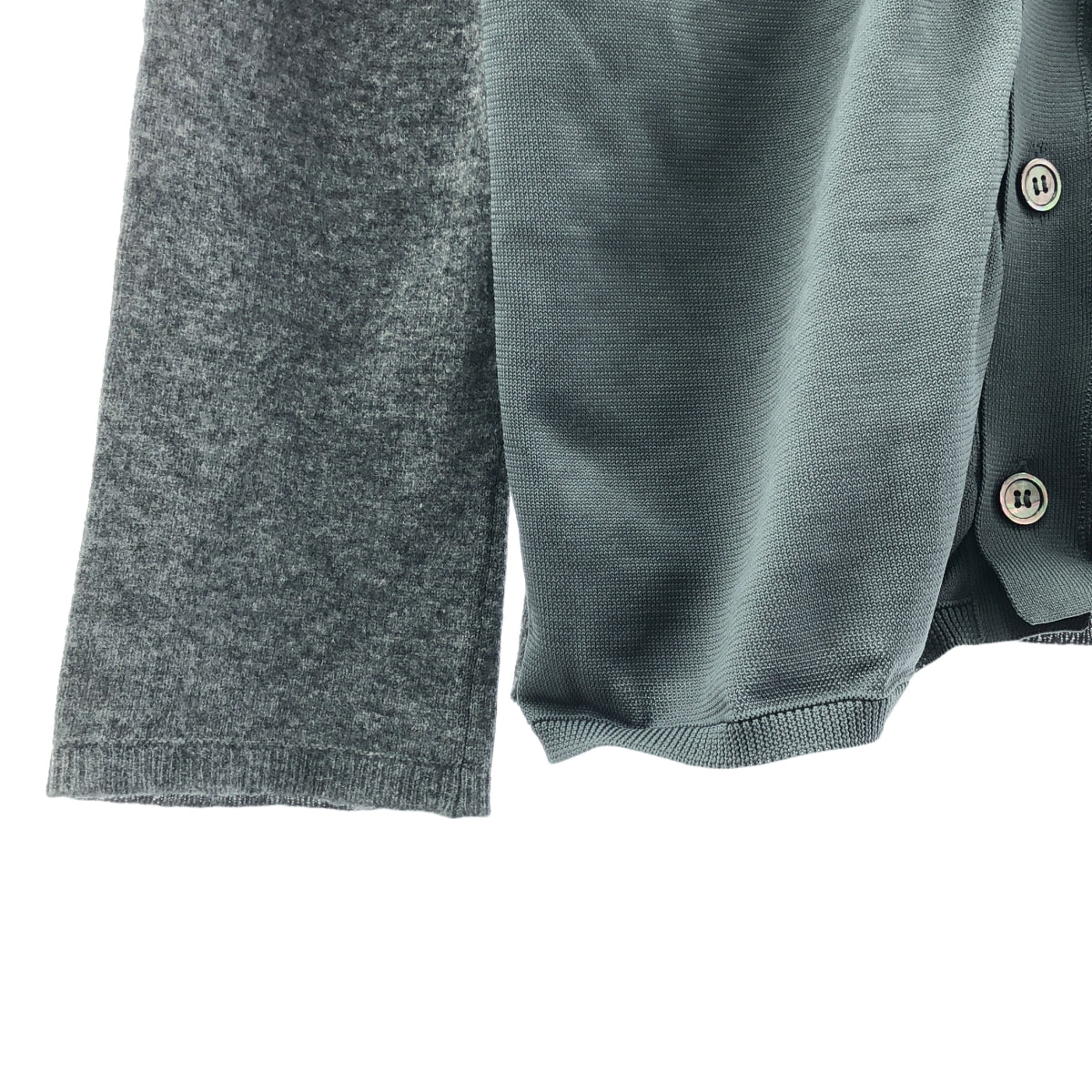 COMME des GARCONS 襯衫 | 12號針織條紋開襟衫 | M | 灰色 | 女款