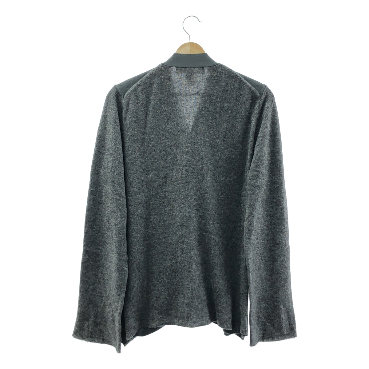 COMME des GARCONS 襯衫 | 12號針織條紋開襟衫 | M | 灰色 | 女款