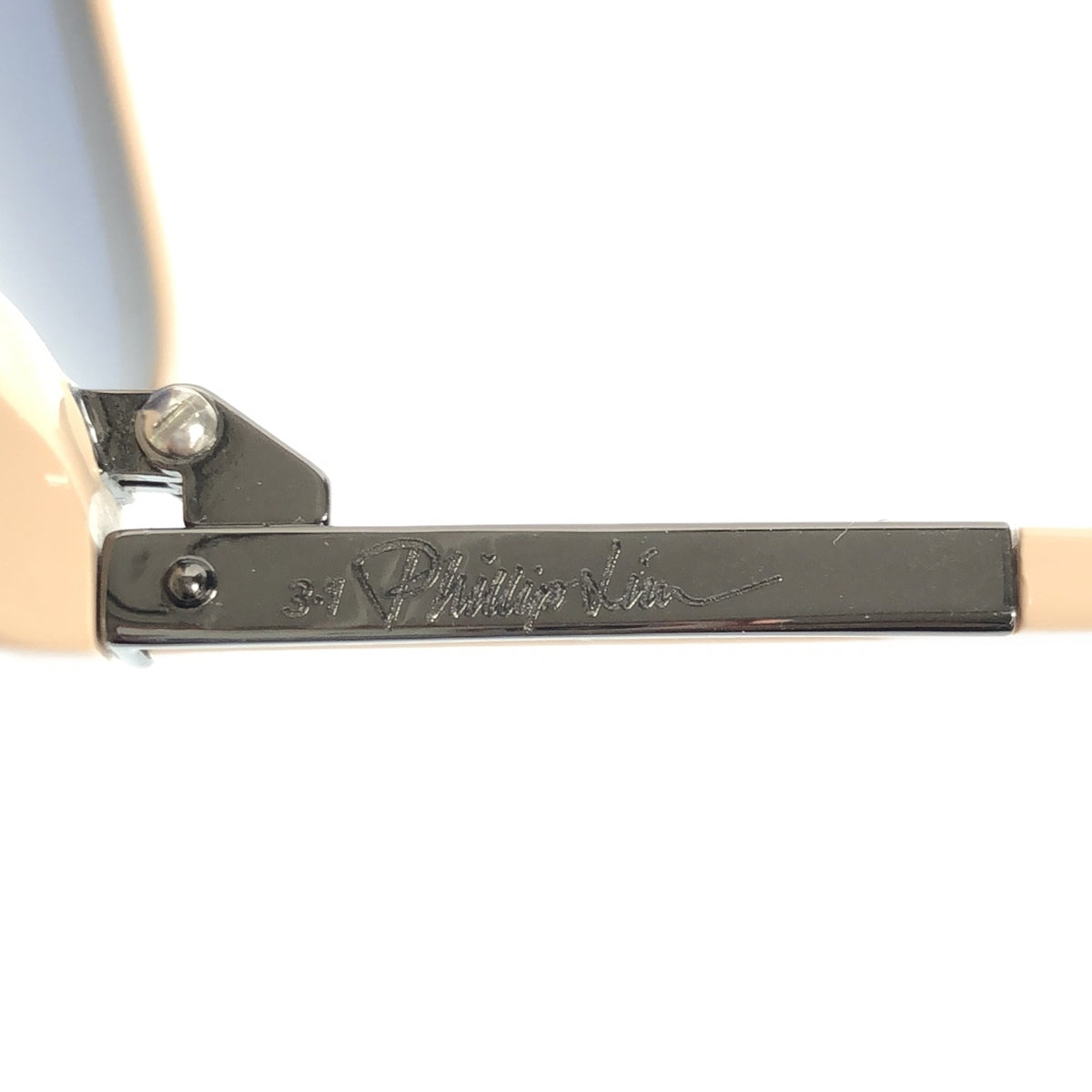 3.1 Phillip Lim / 쓰리원 필립 림 | × Linda Farrow Linda Faro Collaboration CAT3 미러 렌즈 타원형 선글라스 | 핑크 | 여성