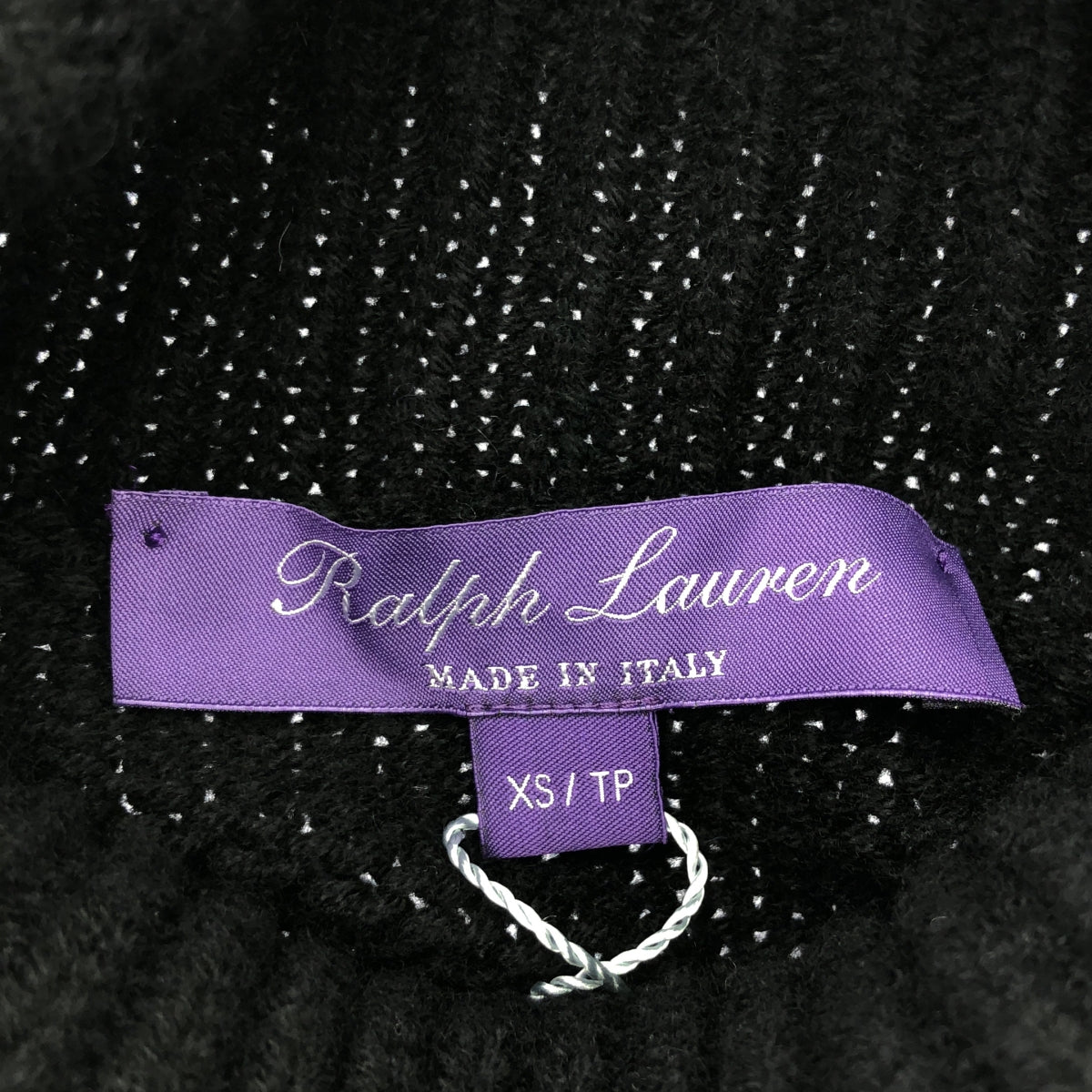 RALPH LAUREN PURPLE LABEL / 랄프 로렌 퍼플 라벨 | cashmere 100 % / 캐시미어 로고 터틀넥 니트 풀오버 | XS |
