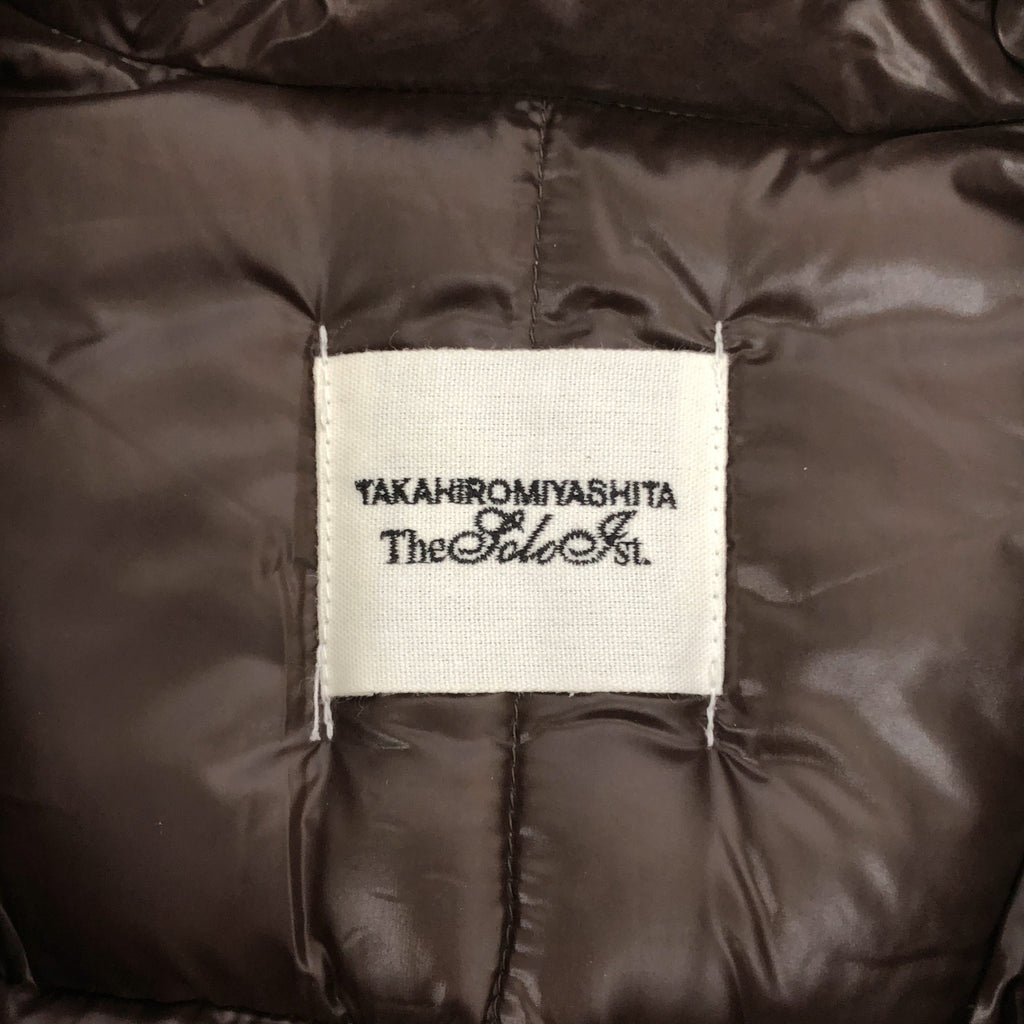 TAKAHIROMIYASHITA The Soloist / タカヒロミヤシタザソロイスト | symophony レザー切替 ダウンジャケット | 44 | メンズ