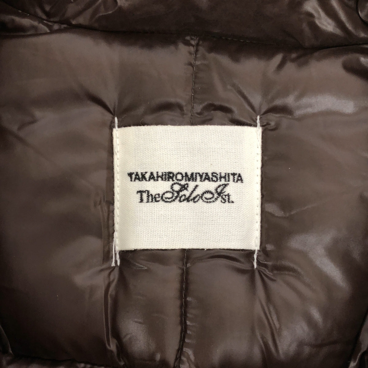 TAKAHIROMIYASHITA The Soloist / タカヒロミヤシタザソロイスト | symophony レザー切替 ダウンジャケット | 44 | メンズ