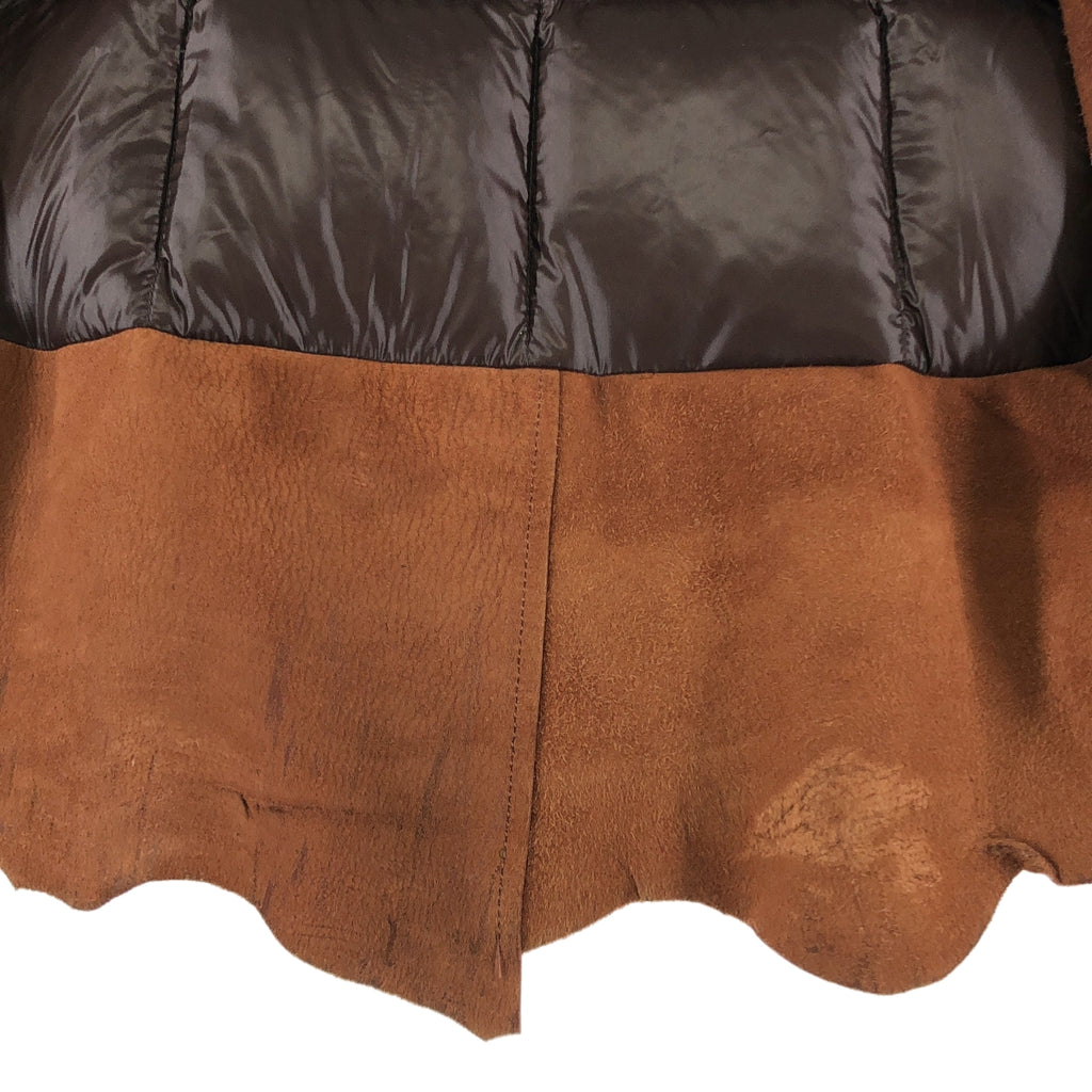 TAKAHIROMIYASHITA The Soloist / タカヒロミヤシタザソロイスト | symophony レザー切替 ダウンジャケット | 44 | メンズ