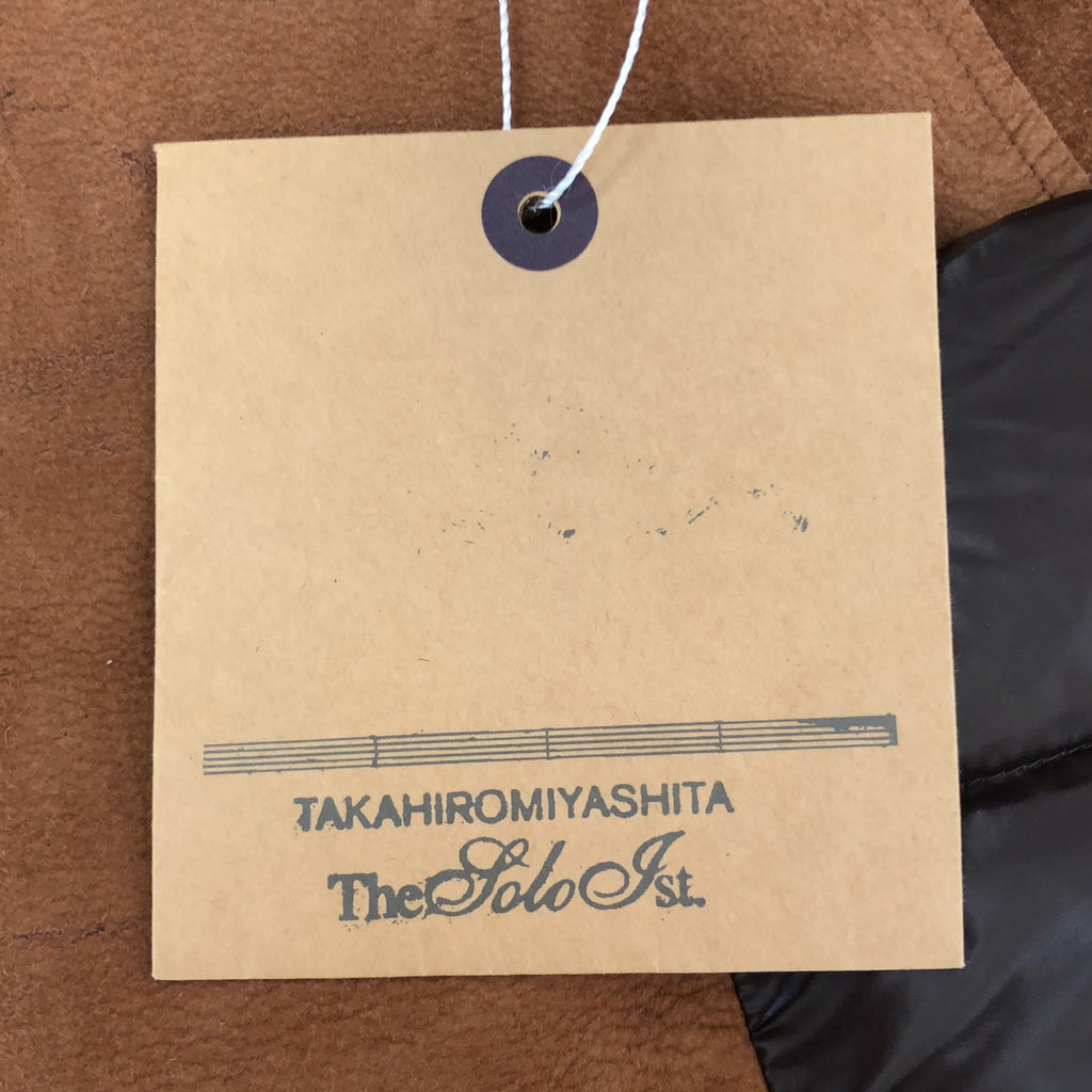 TAKAHIROMIYASHITA The Soloist / タカヒロミヤシタザソロイスト | symophony レザー切替 ダウンジャケット | 44 | メンズ