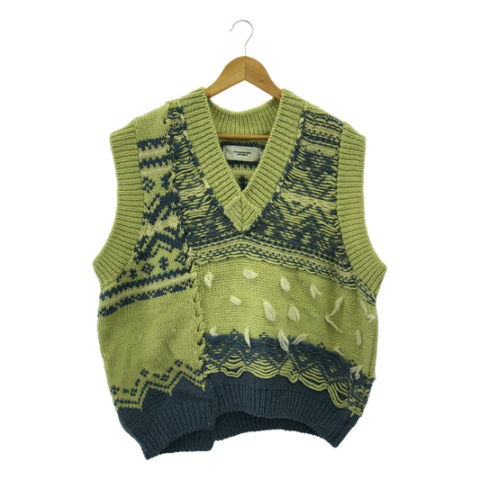 JOHN MASON SMITH / 존 메이슨 스미스 | 3G OVERSIZED CANADIAN SWEATER VEST 캐나다 스웨터 베스트 | S | 여성