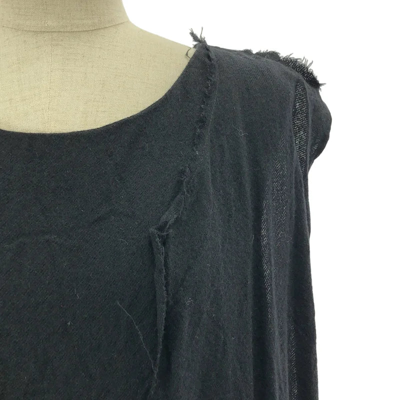 Y's / ワイズヨウジヤマモト | 2016SS | ウール カットオフ レイヤード スリーブレス ワンピース | 2 | レディース