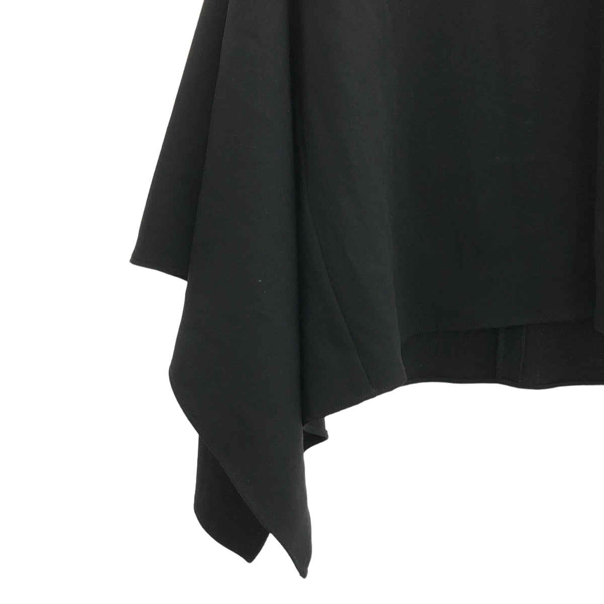 ASTRAET | V領側喇叭無袖|黑色 |女性的