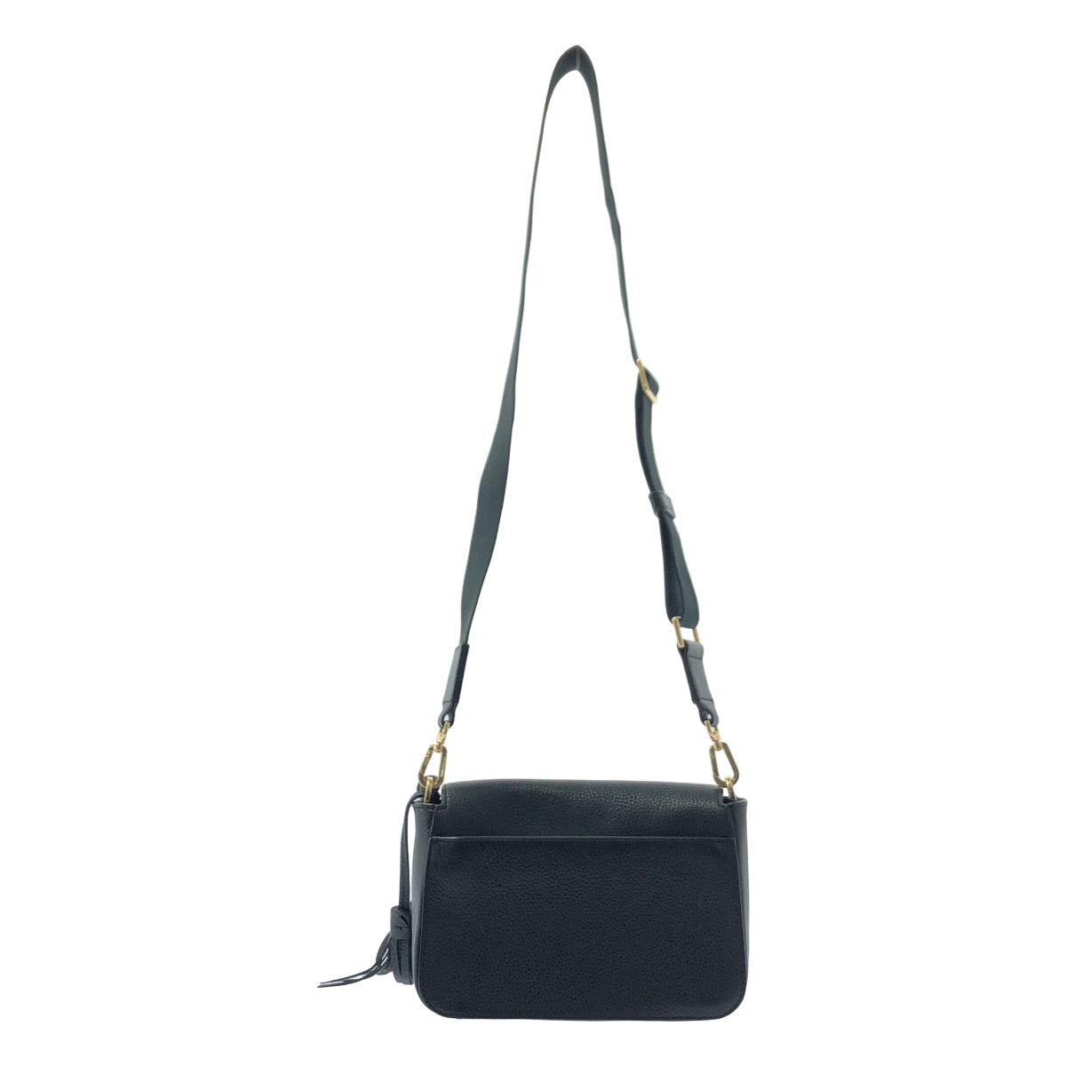 TORY BURCH / トリーバーチ | THEA WEB FLAP CROSSBODY テア ウェブ フラップクロス バッグ | ブラック | レディース