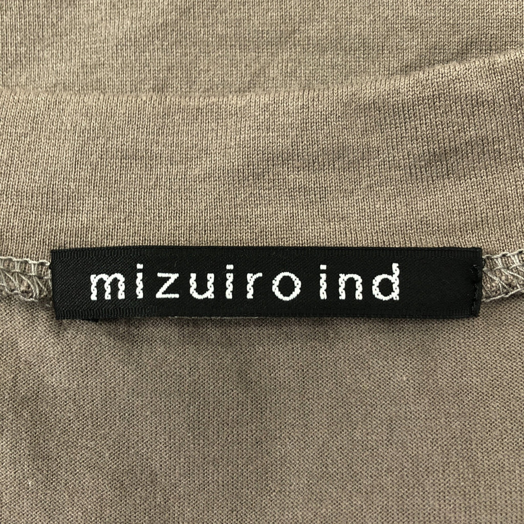 mizuiroind / ミズイロインド | コットン アシンメトリー Tシャツ カットソー | F |