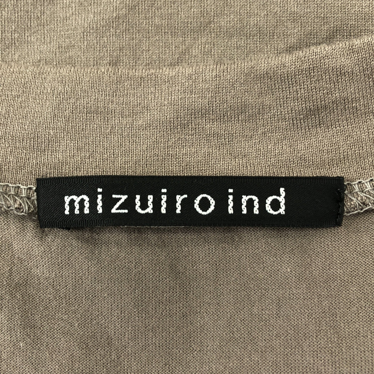mizuiroind / ミズイロインド | コットン アシンメトリー Tシャツ カットソー | F |