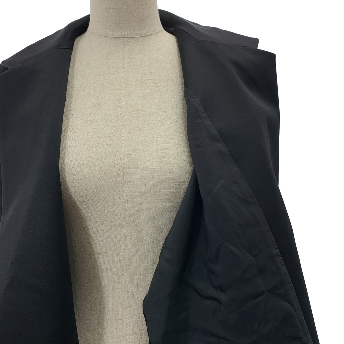 sacai / 사카이 | Suiting Jacket / 오버 실루엣 질레 베스트 슬리브리스 재킷 | 1 | 여성