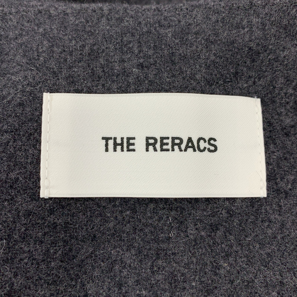 THE RERACS | 2022 秋冬系列 | 輕薄無領長梅爾頓羊毛背心外套 | 38 碼 | 女款