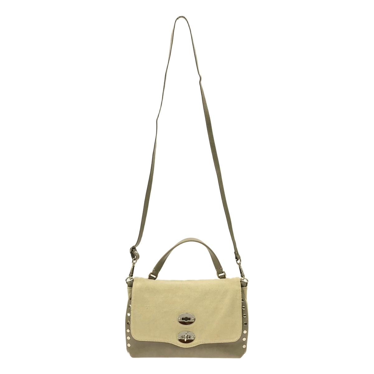 ZANELLATO | postina S 2way 肩背包 | 米色/灰色 | 女款