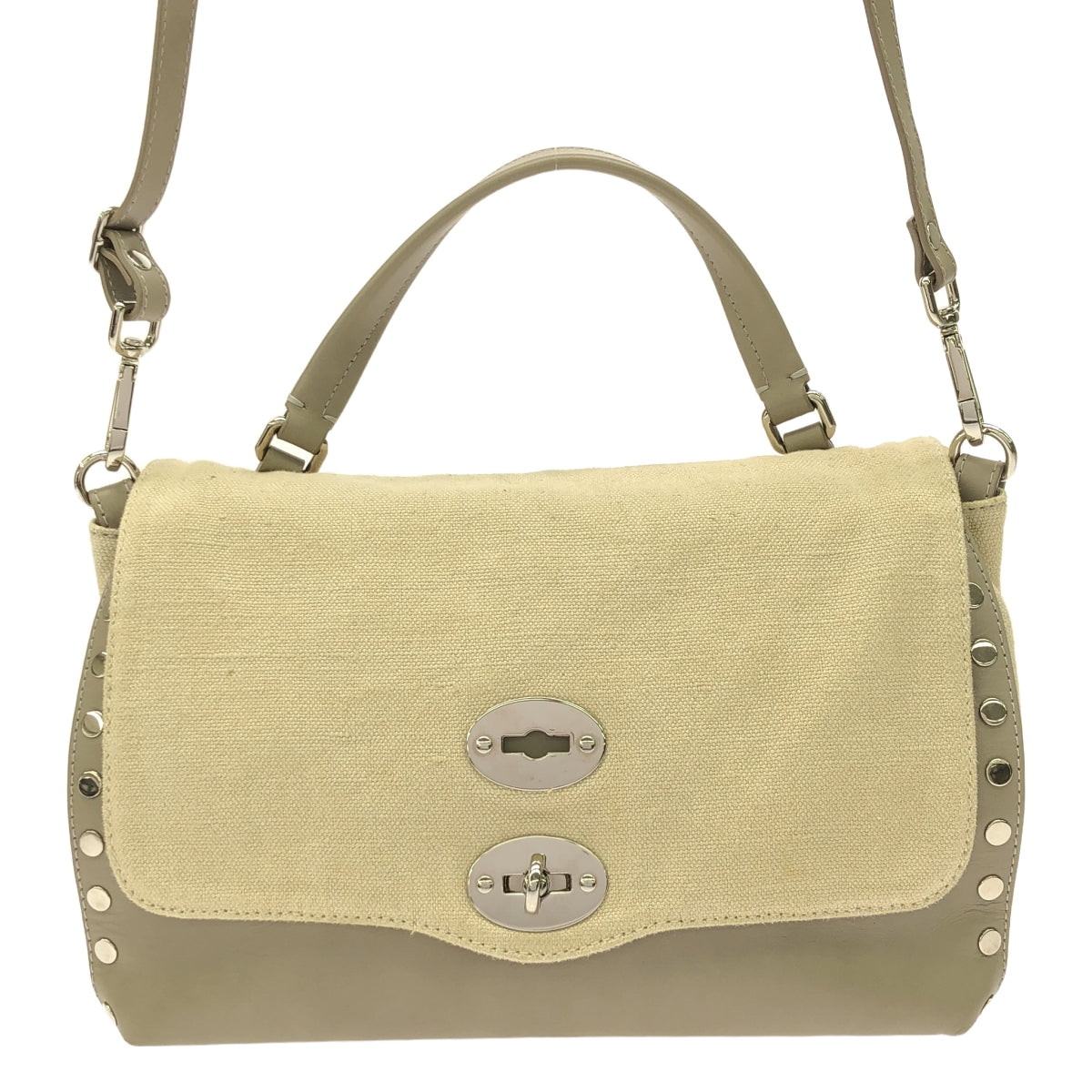 ZANELLATO | postina S 2way 肩背包 | 米色/灰色 | 女款