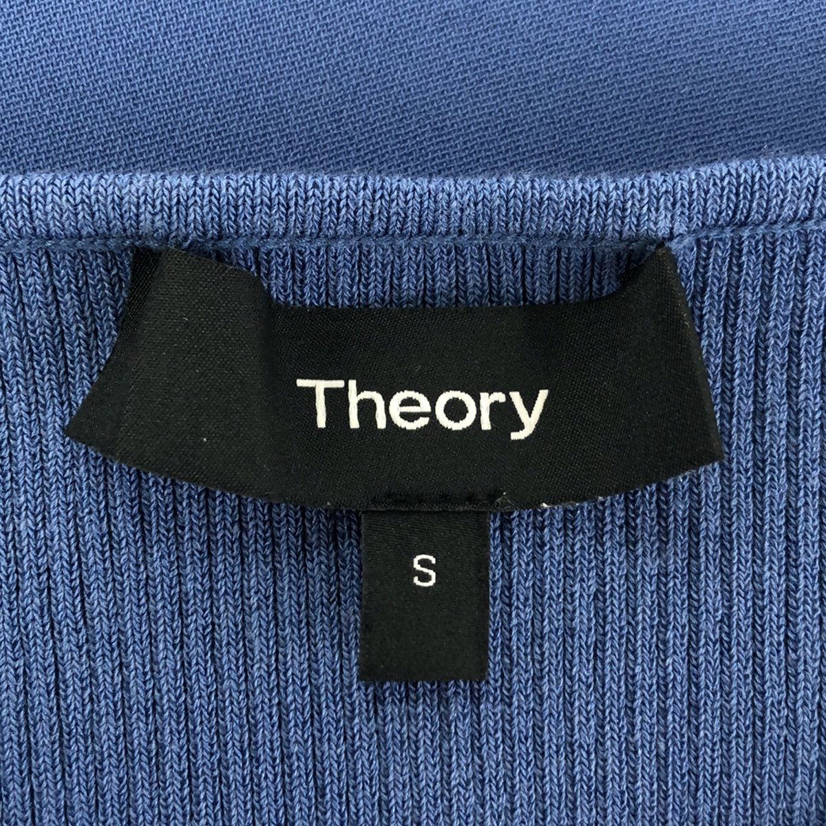 theory / 세올리 | CREPE COMBO SLIP FLARED DR 비대칭 원피스 | S | 스틸 블루 | 여성