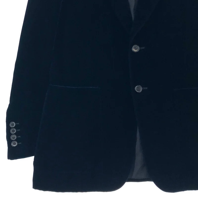 SAINT LAURENT PARIS / サンローランパリ | 2016AW | エディ期 / ベルベット ベロア テーラードジャケット | 48 | メンズ