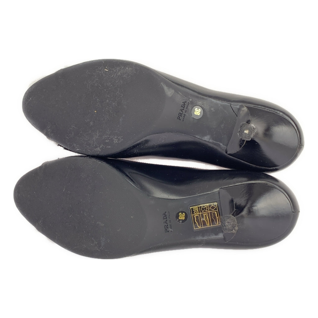 PRADA | 露趾緞帶高跟鞋 | 36碼 | 女士