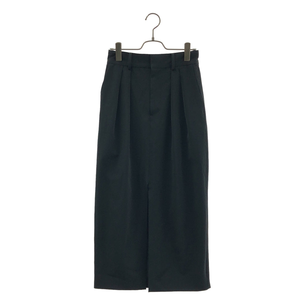 UNITED ARROWS / ユナイテッドアローズ | 2タック スリット ロングスカート | 36 | レディース