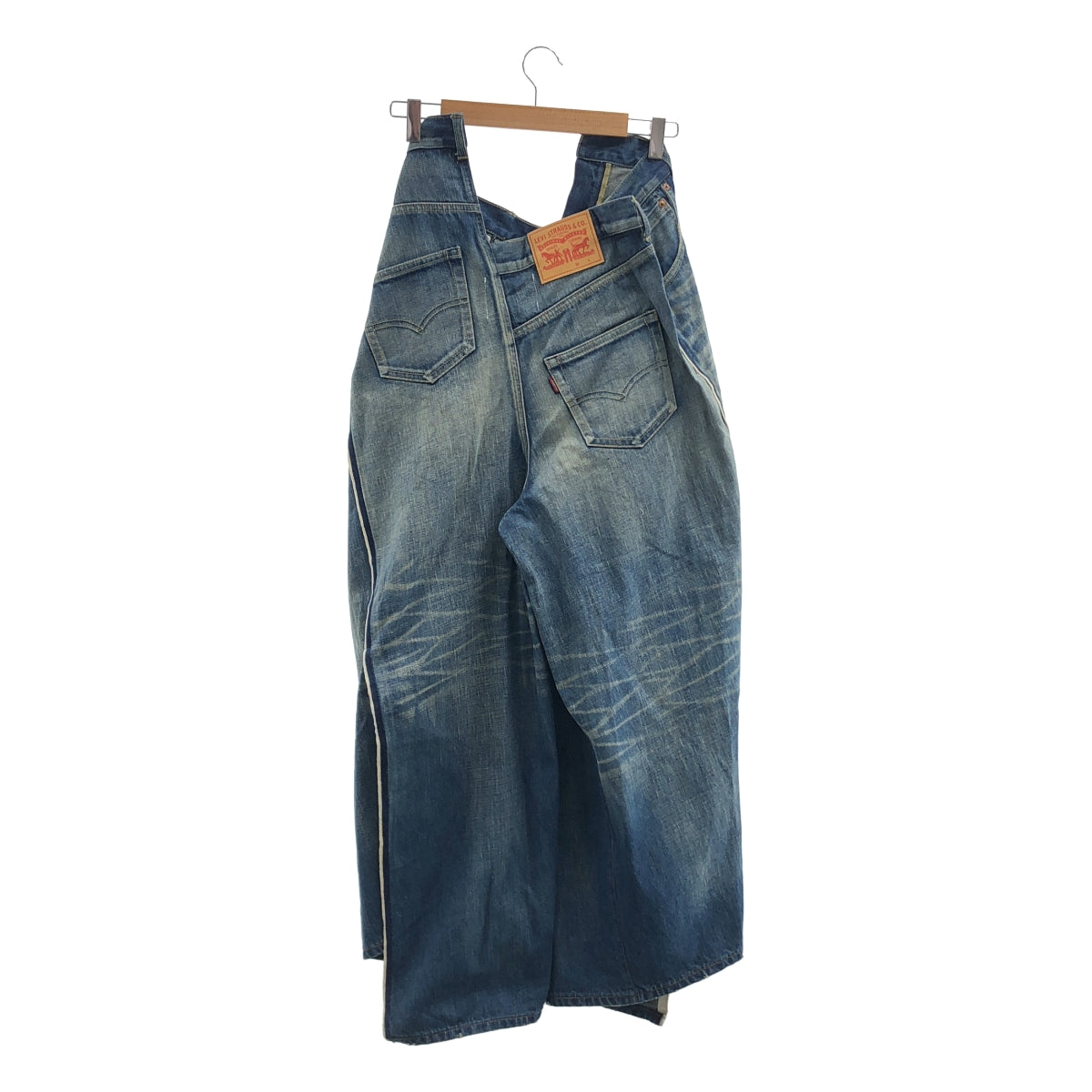 JUNYA WATANABE / 준야 와타나베 | 2023SS | × Levis / 재구성 데미지 가공 슬릿 데님 팬츠 | S | 여성