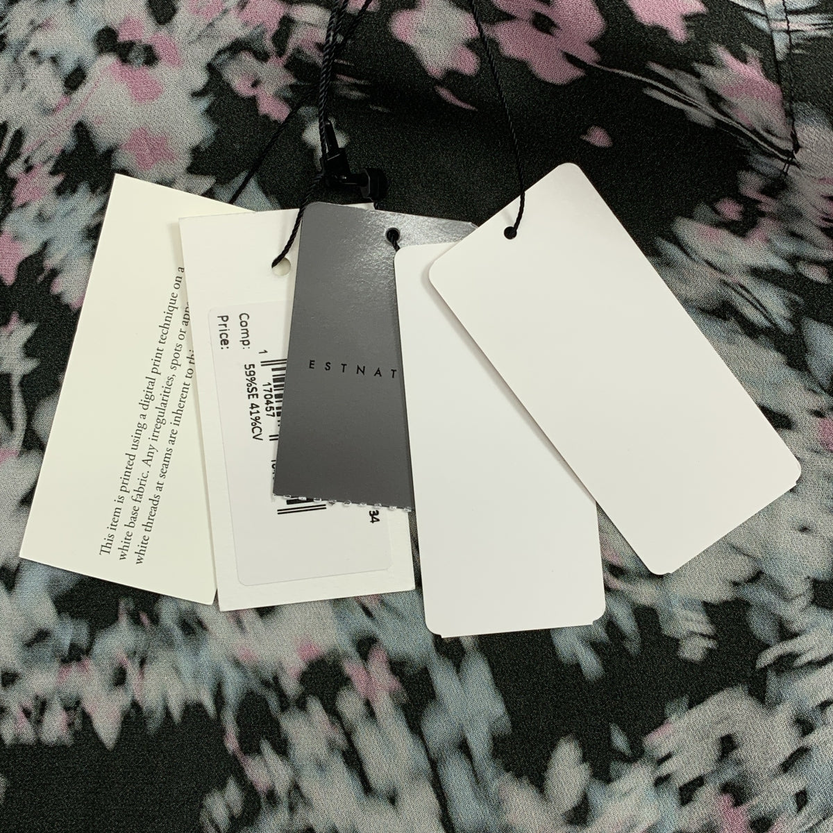 DRIES VAN NOTEN | 2023 秋冬 | SPA 7139 WWSKIRT PET 絲質混紡印花長裙 | 尺寸 34 | 女款