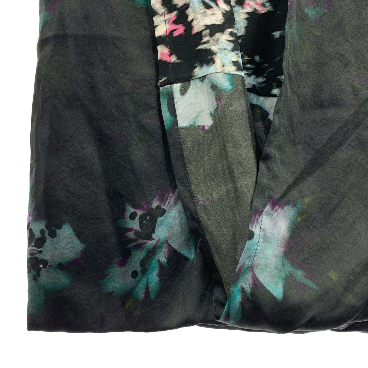 DRIES VAN NOTEN | 2023 秋冬 | SPA 7139 WWSKIRT PET 絲質混紡印花長裙 | 尺寸 34 | 女款