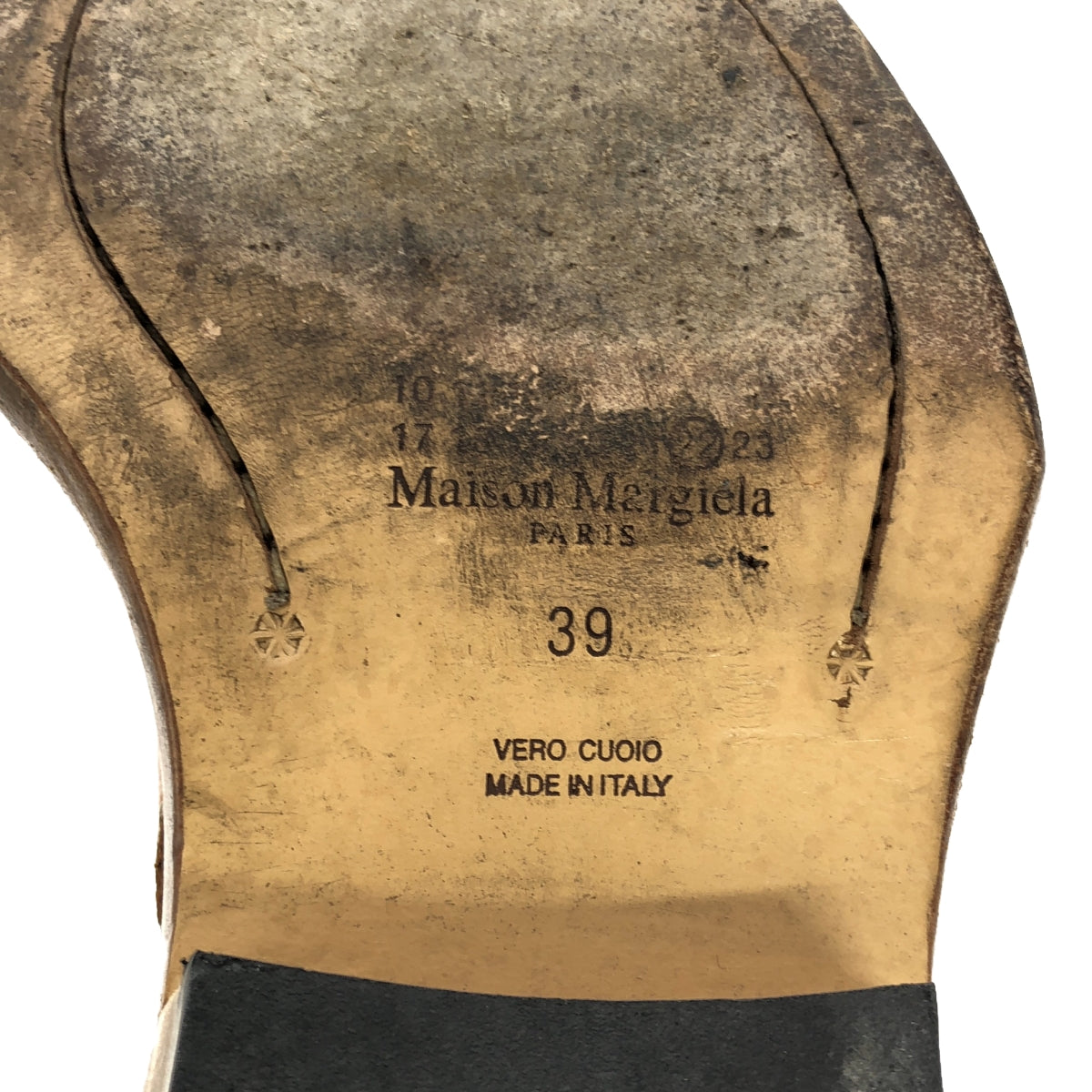 Maison Margiela |複製品 1980 年代西部靴 |皮革側邊西部靴 |皮鞋 | 39 |布朗 |男士
