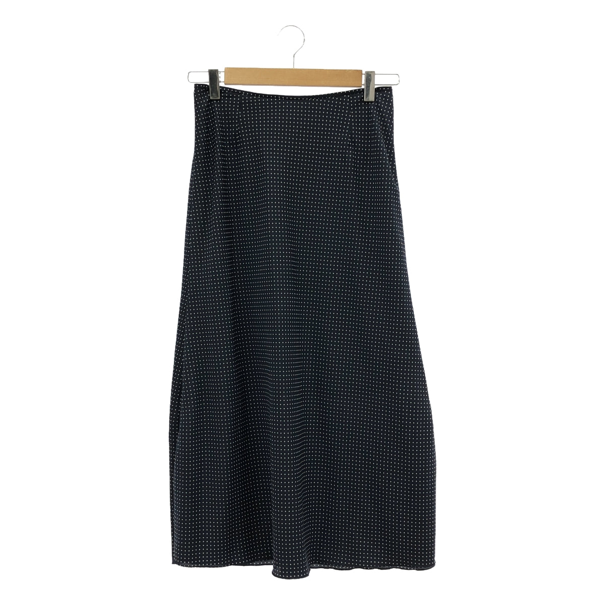 【新品】  IENA / イエナ | デシンプリント スリットスカート | 36 | ネイビー | レディース