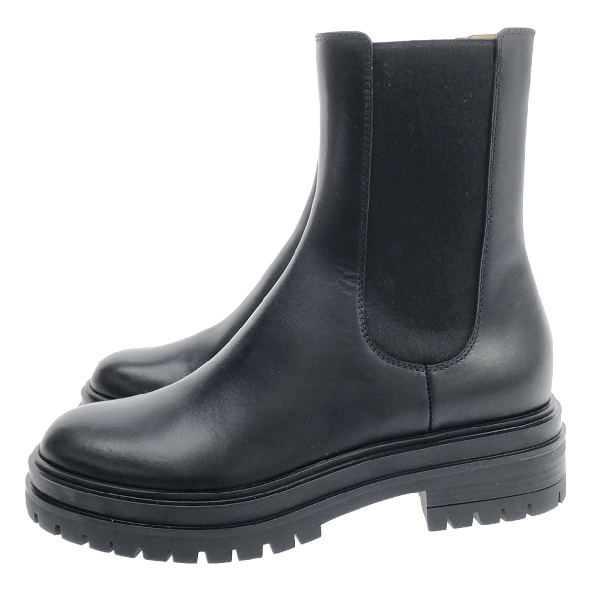 【美品】  Gianvito Rossi / ジャンヴィトロッシ | CHESTER チェルシー サイドゴア ブーツ | 36 1/2 | ブラック | レディース