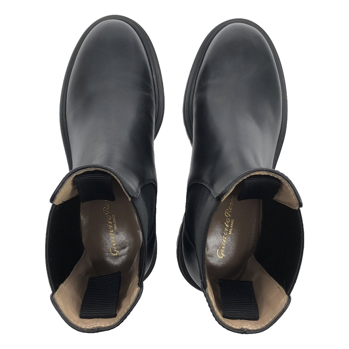【美品】  Gianvito Rossi / ジャンヴィトロッシ | CHESTER チェルシー サイドゴア ブーツ | 36 1/2 | ブラック | レディース