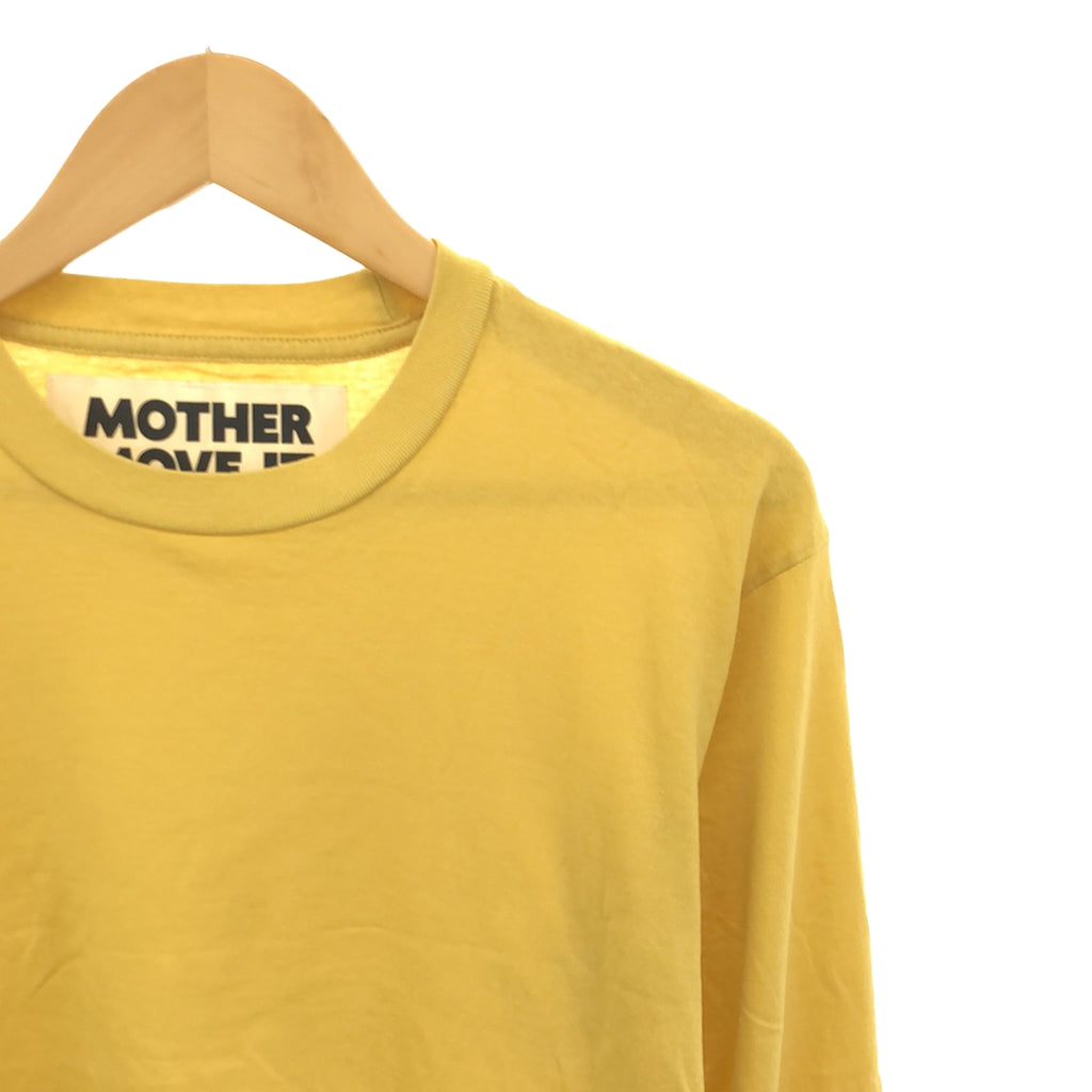 MOTHER / マザー | MOVE IT 袖プリント ロングスリーブTシャツ カットソー | イエロー | レディース