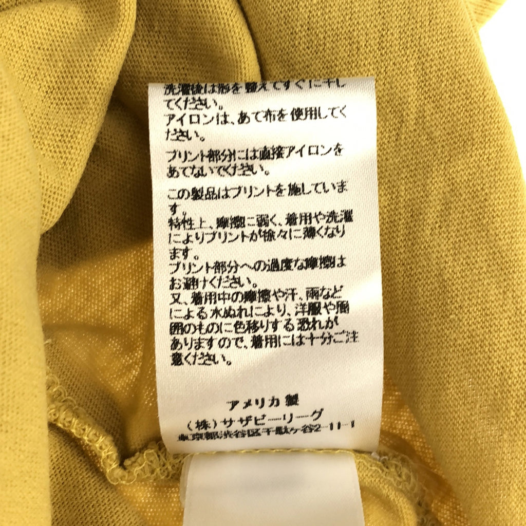 MOTHER / マザー | MOVE IT 袖プリント ロングスリーブTシャツ カットソー | イエロー | レディース