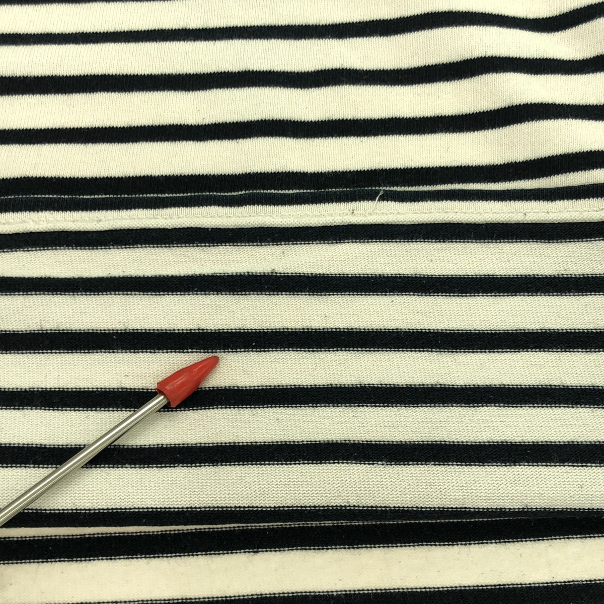 聖詹姆斯 / 聖詹姆斯 | OUESSANT BORDER / Wesson Border 船領巴斯克剪裁和縫製 |白色/黑色 |男士